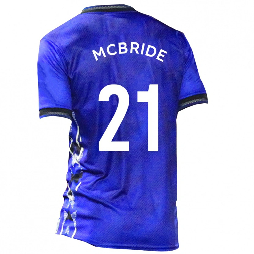 Danxen Barn Connor Mcbride #21 Blå Vit Hemmatröja Matchtröjor 2025/26 Tröjor T-Tröja