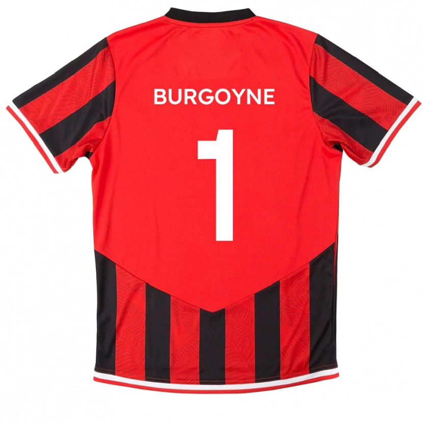Danxen Barn Harry Burgoyne #1 Röd Svart Hemmatröja Matchtröjor 2025/26 Tröjor T-Tröja