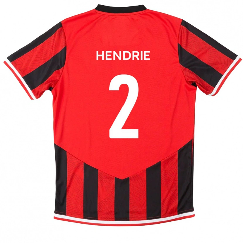 Danxen Barn Luke Hendrie #2 Röd Svart Hemmatröja Matchtröjor 2025/26 Tröjor T-Tröja