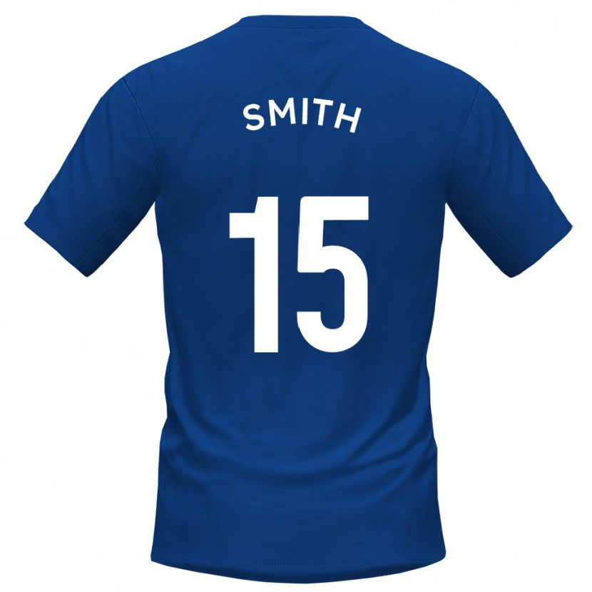 Danxen Barn Will Smith #15 Blå Vit Hemmatröja Matchtröjor 2025/26 Tröjor T-Tröja