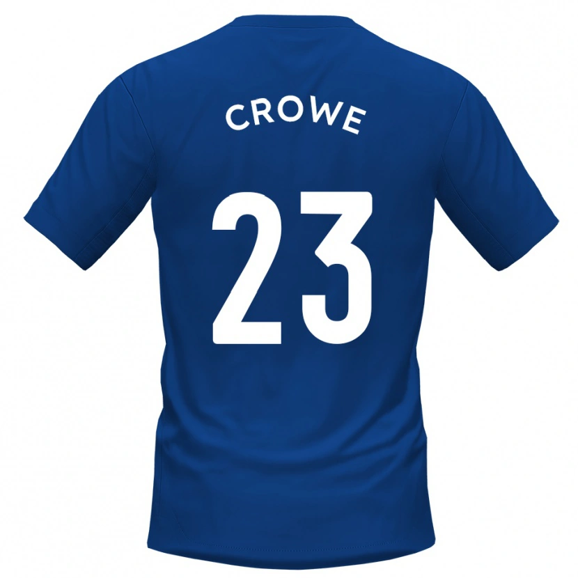 Danxen Barn Dylan Crowe #23 Blå Vit Hemmatröja Matchtröjor 2025/26 Tröjor T-Tröja