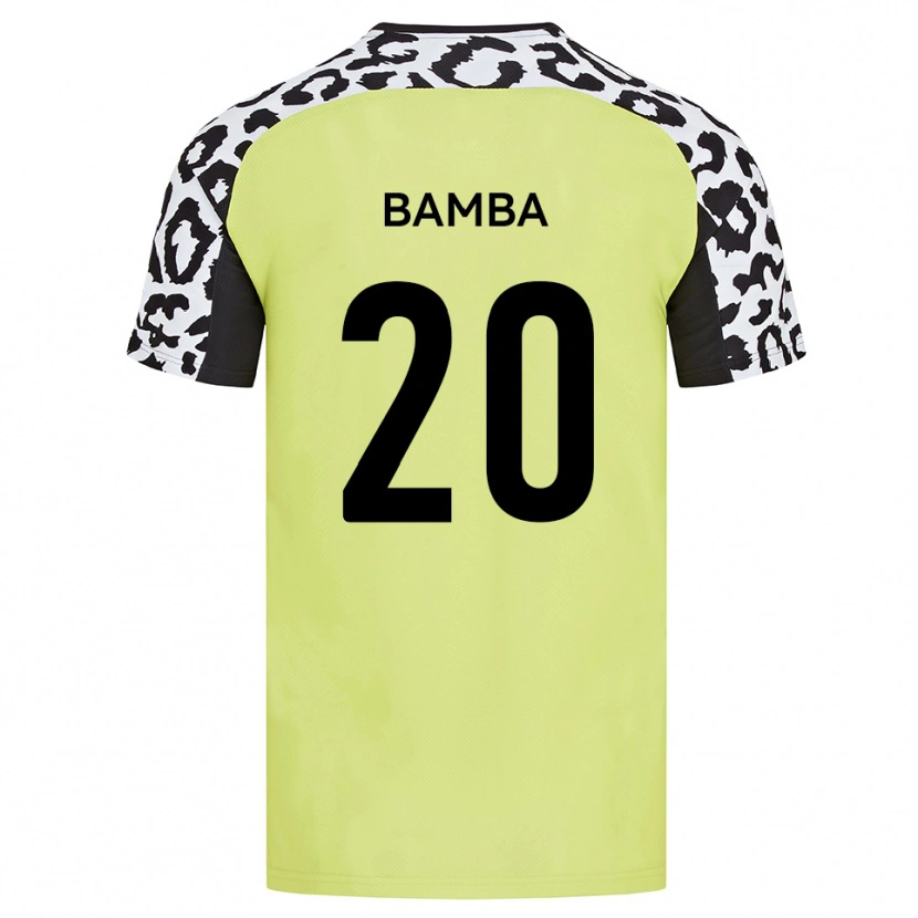 Danxen Barn Yahya Bamba #20 Fluorescerande Gul Hemmatröja Matchtröjor 2025/26 Tröjor T-Tröja