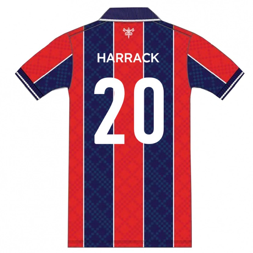 Danxen Barn Kayden Harrack #20 Röd Marin Hemmatröja Matchtröjor 2025/26 Tröjor T-Tröja