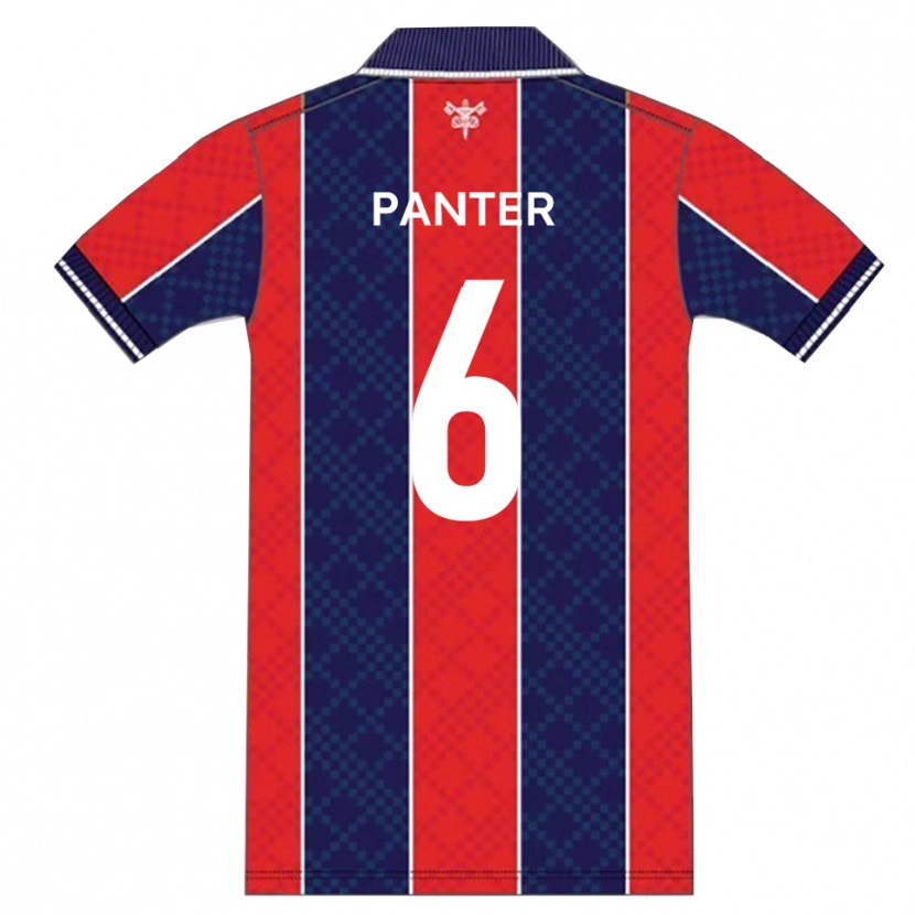 Danxen Barn Corey Panter #6 Röd Marin Hemmatröja Matchtröjor 2025/26 Tröjor T-Tröja