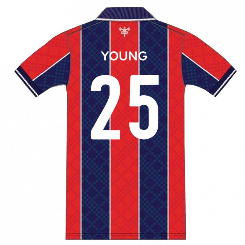 Danxen Barn Reggie Young #25 Röd Marin Hemmatröja Matchtröjor 2025/26 Tröjor T-Tröja