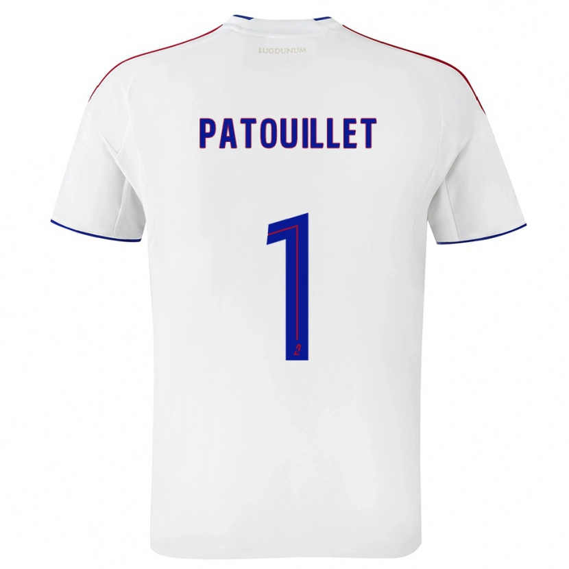 Danxen Barn Mathieu Patouillet #1 Vit Röd Hemmatröja Matchtröjor 2025/26 Tröjor T-Tröja