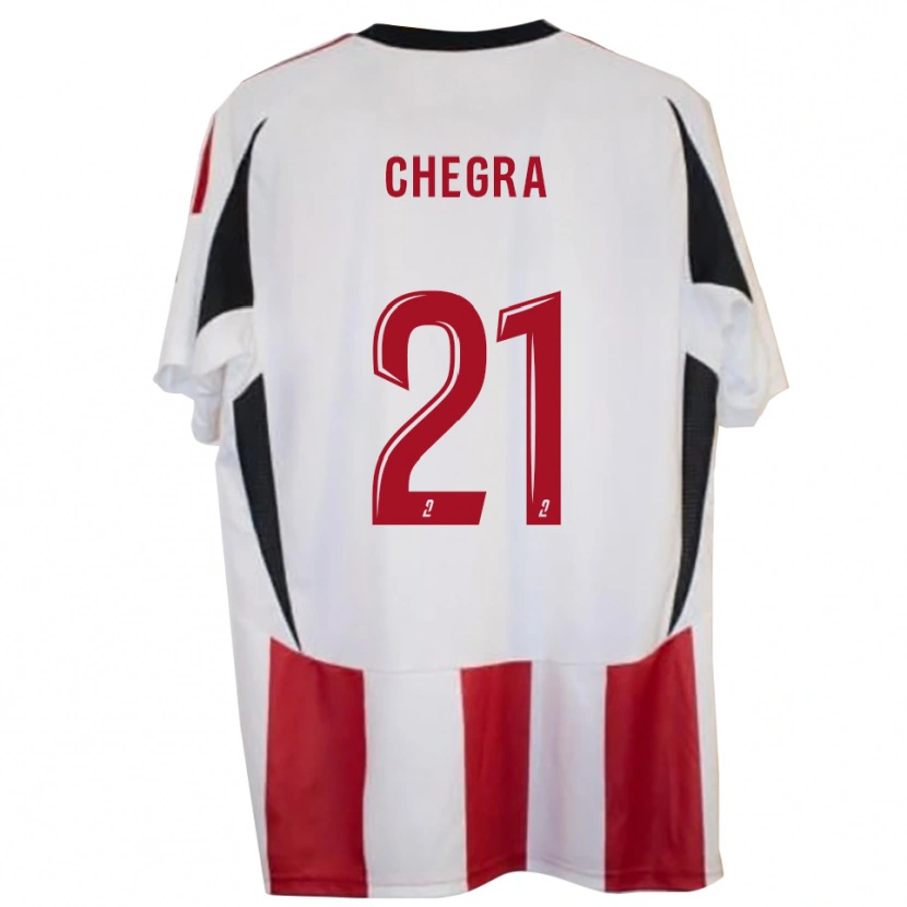 Danxen Barn Ivane Chegra #21 Röd Blå Hemmatröja Matchtröjor 2025/26 Tröjor T-Tröja