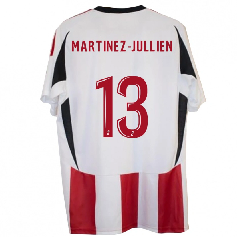 Danxen Barn Owen Martinez-Jullien #13 Röd Blå Hemmatröja Matchtröjor 2025/26 Tröjor T-Tröja