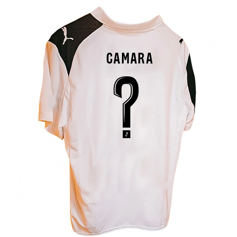 Danxen Barn Mamadou Camara #0 Svart Vit Hemmatröja Matchtröjor 2025/26 Tröjor T-Tröja