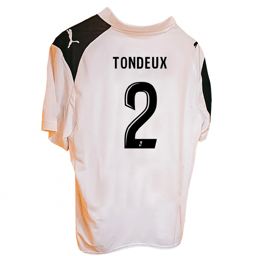 Danxen Barn Ewen Tondeux #2 Svart Vit Hemmatröja Matchtröjor 2025/26 Tröjor T-Tröja