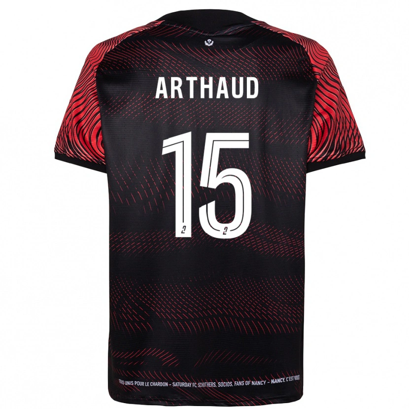 Danxen Barn Isaac Arthaud #15 Vit Röd Hemmatröja Matchtröjor 2025/26 Tröjor T-Tröja