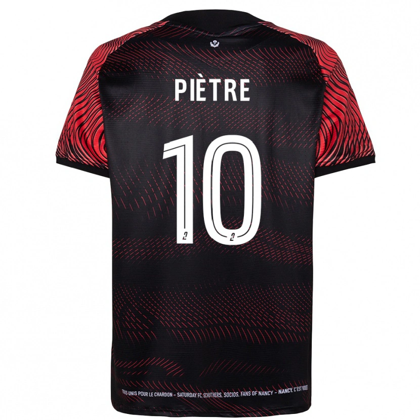 Danxen Barn Lenny Piètre #10 Vit Röd Hemmatröja Matchtröjor 2025/26 Tröjor T-Tröja