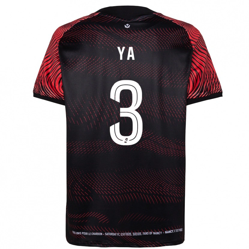 Danxen Barn Noah Ya #3 Vit Röd Hemmatröja Matchtröjor 2025/26 Tröjor T-Tröja