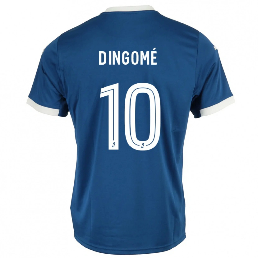 Danxen Barn Tristan Dingomé #10 Blå Vit Hemmatröja Matchtröjor 2025/26 Tröjor T-Tröja