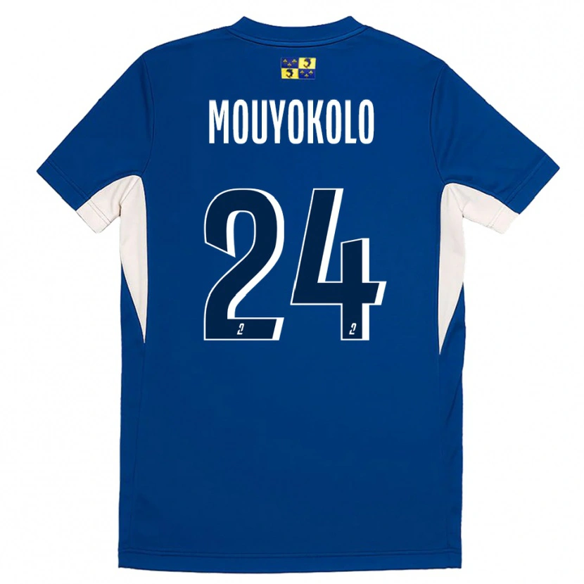 Danxen Barn Loris Mouyokolo #24 Blå Marin Hemmatröja Matchtröjor 2025/26 Tröjor T-Tröja