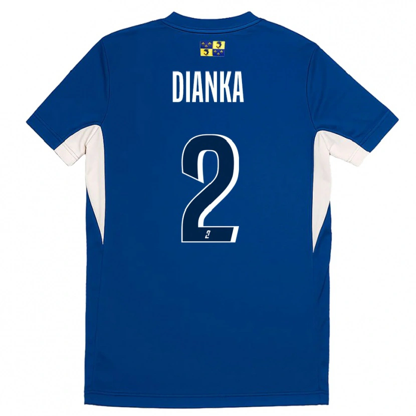 Danxen Barn Djibril Dianka #2 Blå Marin Hemmatröja Matchtröjor 2025/26 Tröjor T-Tröja
