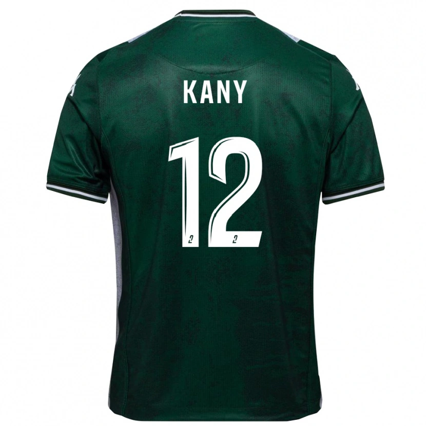 Danxen Barn Vincent Kany #12 Grön Vit Hemmatröja Matchtröjor 2025/26 Tröjor T-Tröja
