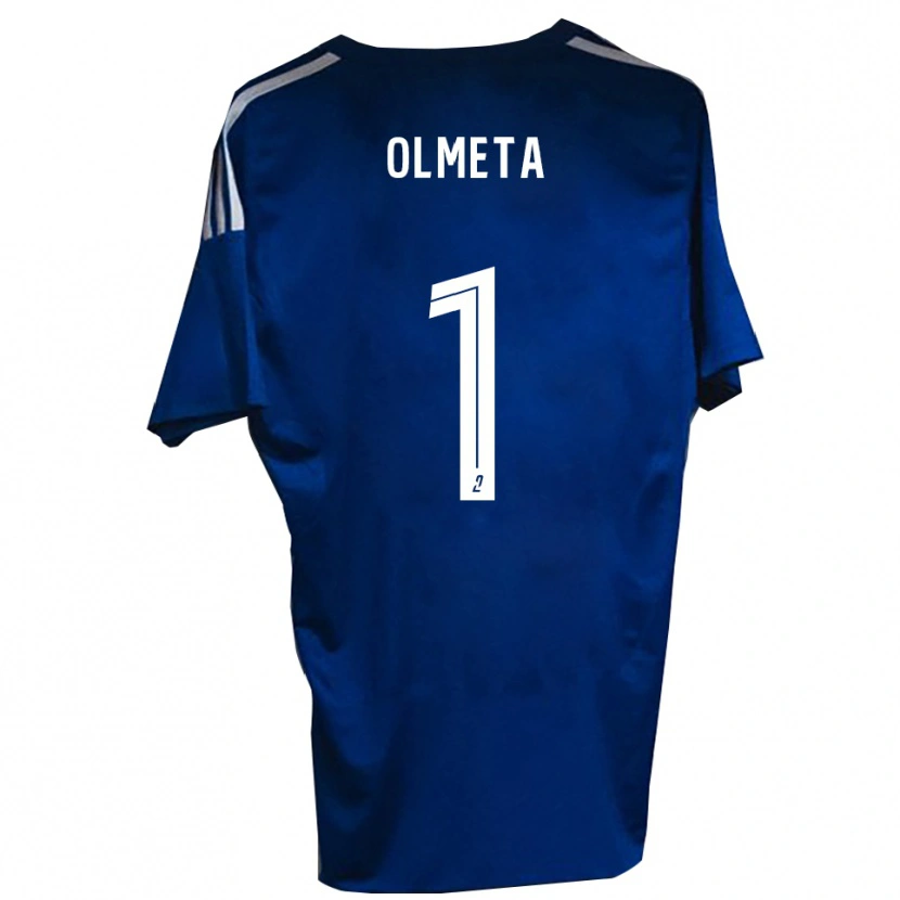Danxen Barn Lisandru Olmeta #1 Blå Vit Hemmatröja Matchtröjor 2025/26 Tröjor T-Tröja