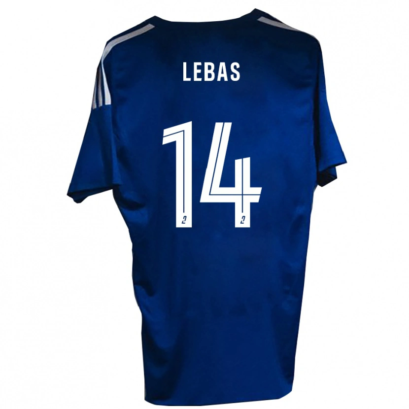 Danxen Barn Victor Lebas #14 Blå Vit Hemmatröja Matchtröjor 2025/26 Tröjor T-Tröja