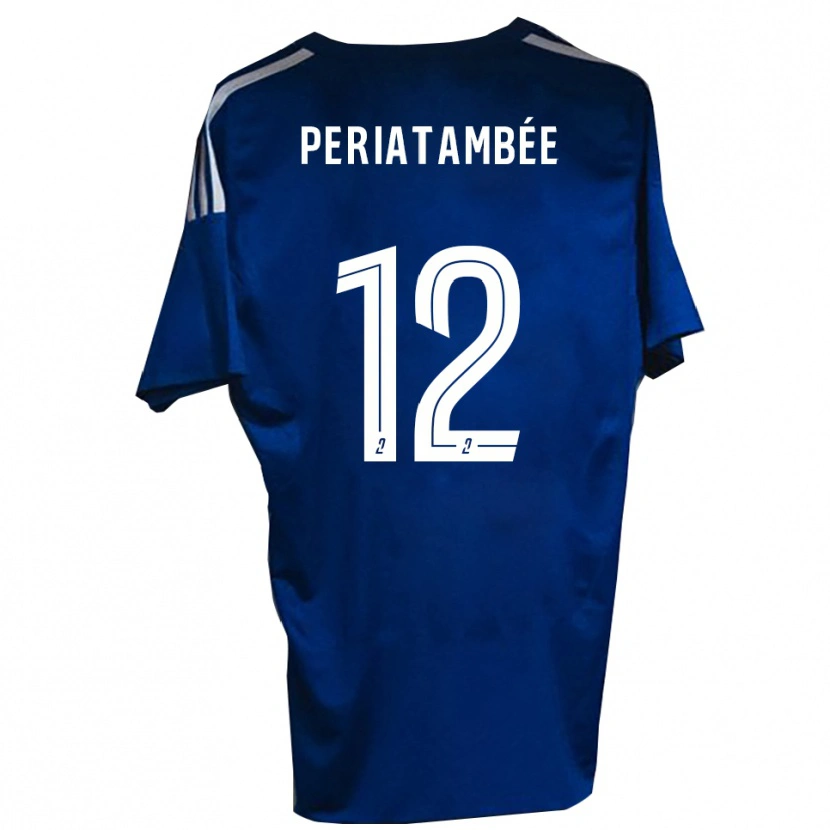 Danxen Barn Tanis Periatambée #12 Blå Vit Hemmatröja Matchtröjor 2025/26 Tröjor T-Tröja