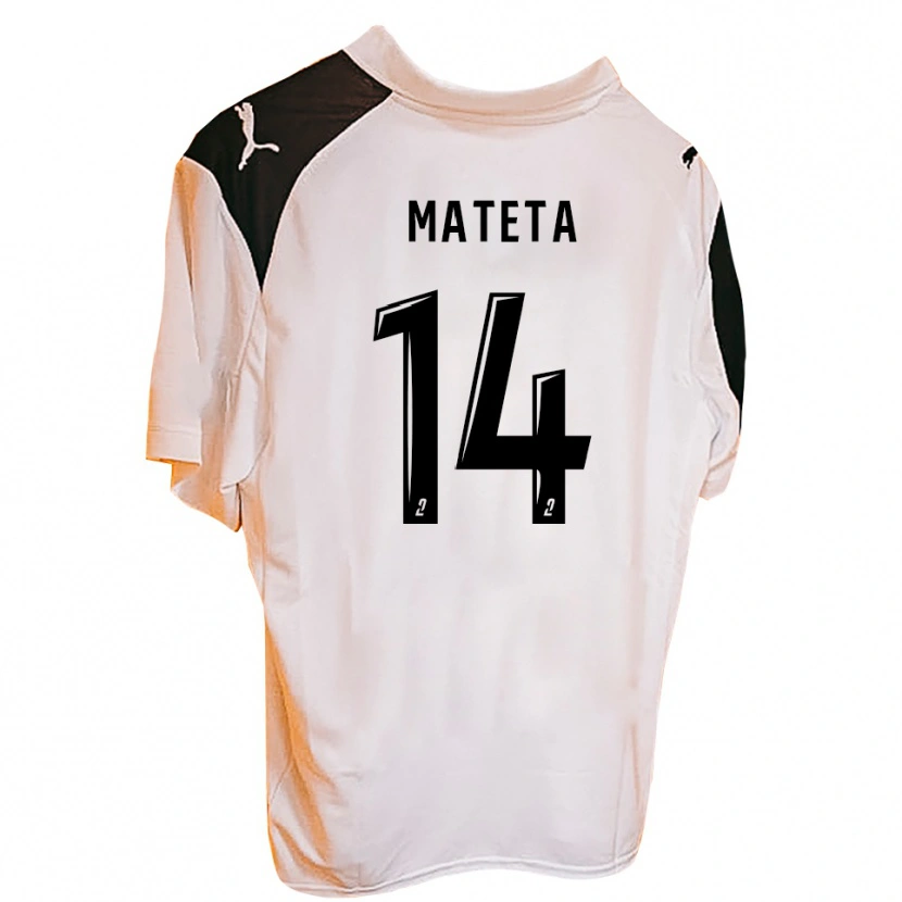 Danxen Barn Aristide Mateta #14 Orange Svart Hemmatröja Matchtröjor 2025/26 Tröjor T-Tröja