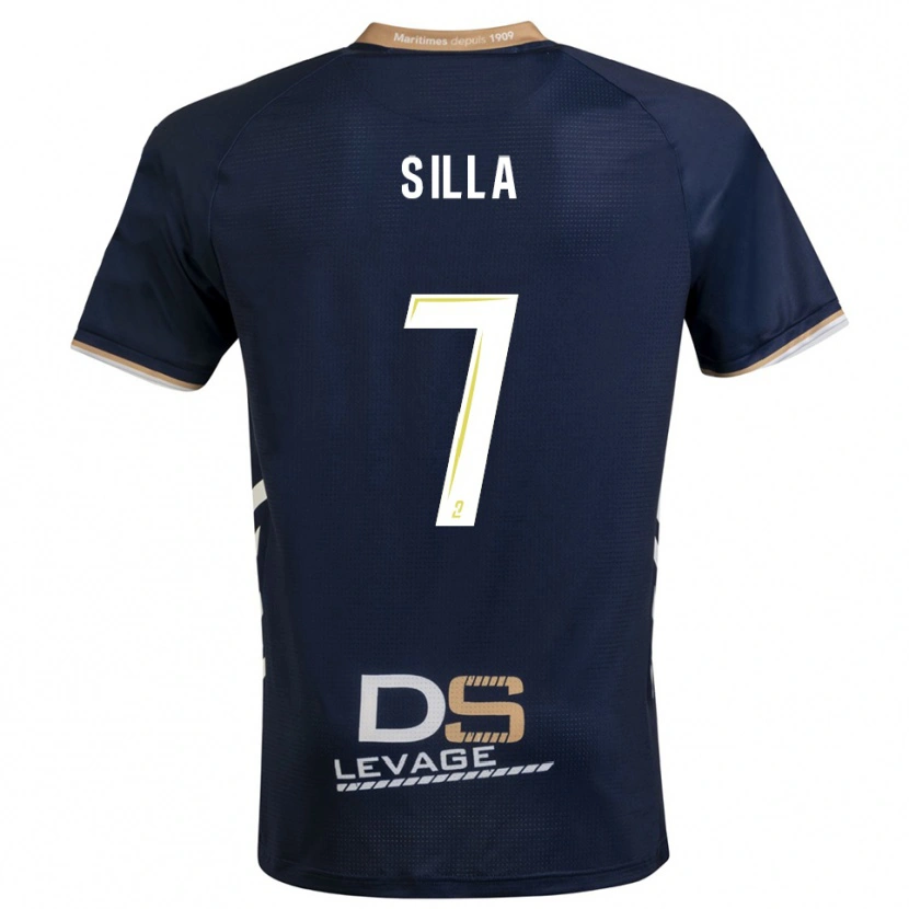 Danxen Barn Mamadu Silla #7 Marin Guld Hemmatröja Matchtröjor 2025/26 Tröjor T-Tröja