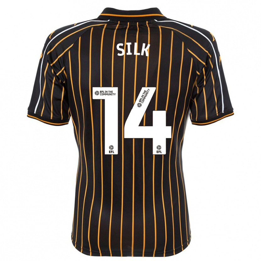 Danxen Barn Reuben Silk #14 Vit Svart Bortatröja Matchtröjor 2025/26 Tröjor T-Tröja