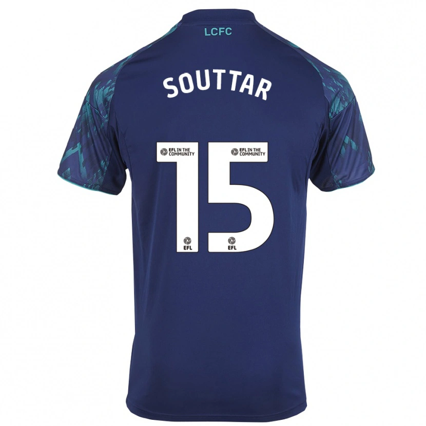Danxen Barn Harry Souttar #15 Marin Grön Vit Bortatröja Matchtröjor 2025/26 Tröjor T-Tröja