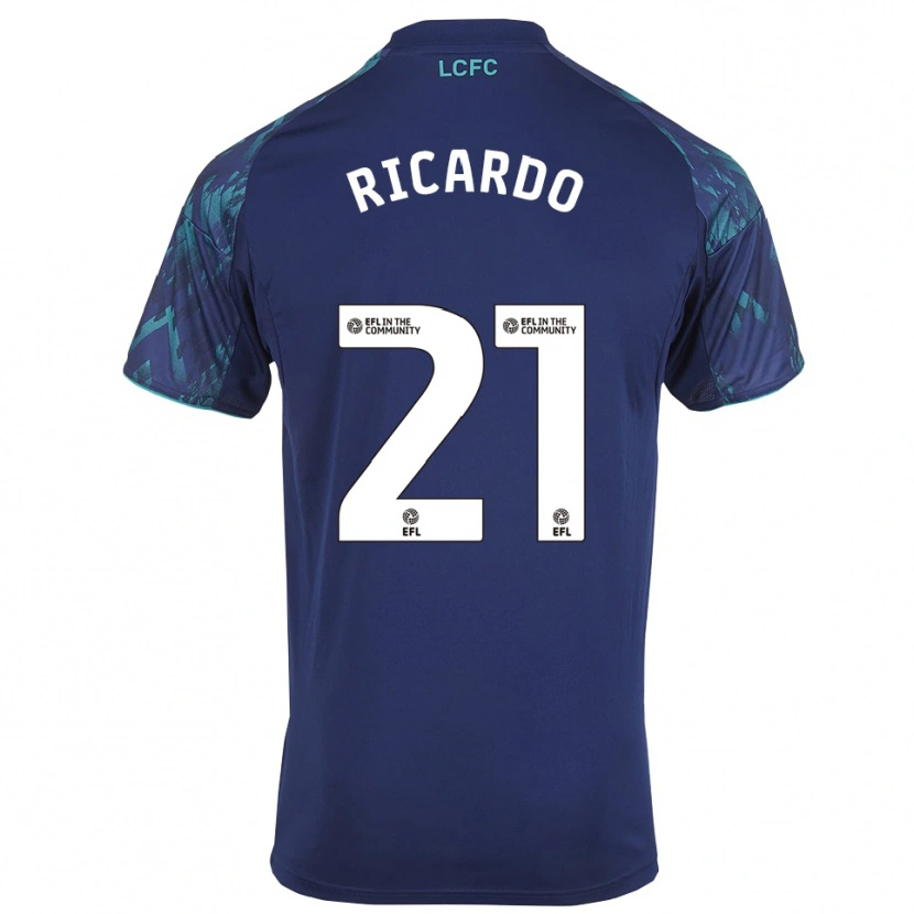 Danxen Barn Ricardo Pereira #21 Marin Grön Vit Bortatröja Matchtröjor 2025/26 Tröjor T-Tröja