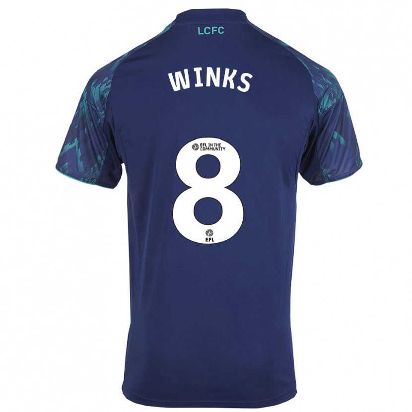 Danxen Barn Harry Winks #8 Marin Grön Vit Bortatröja Matchtröjor 2025/26 Tröjor T-Tröja
