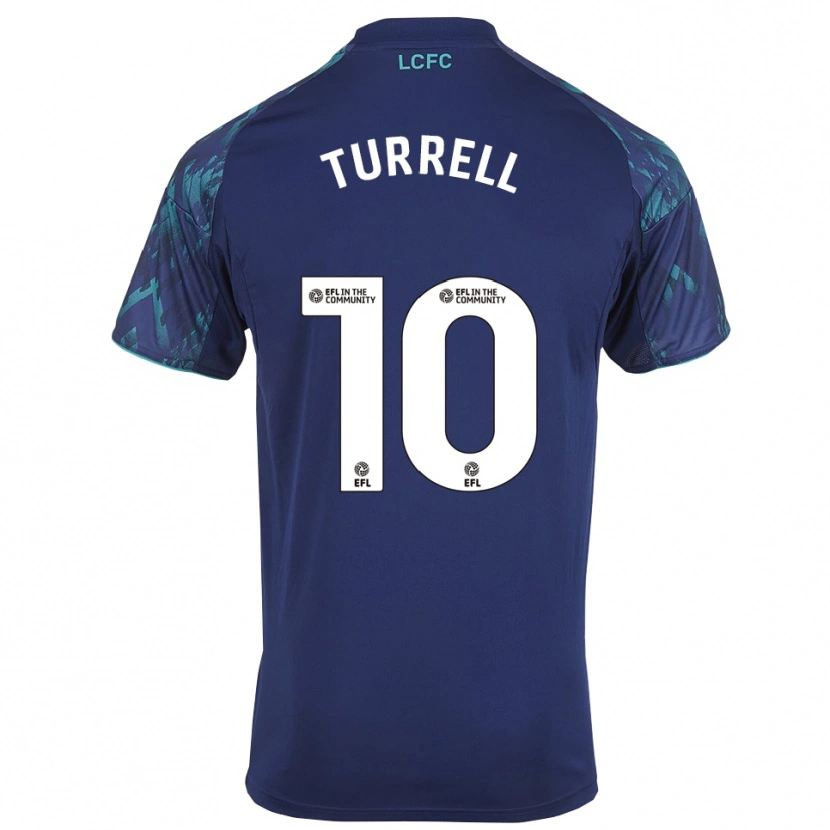 Danxen Barn Lyndon Turrell #10 Marin Grön Vit Bortatröja Matchtröjor 2025/26 Tröjor T-Tröja