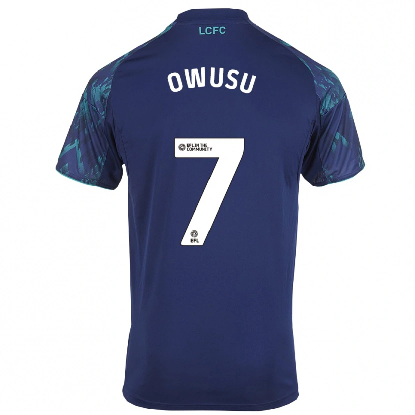 Danxen Barn Bismark Owusu #7 Marin Grön Vit Bortatröja Matchtröjor 2025/26 Tröjor T-Tröja