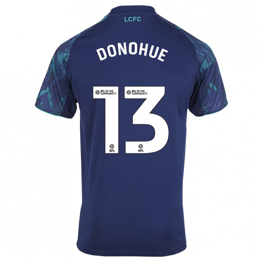 Danxen Barn Jake Donohue #13 Marin Grön Vit Bortatröja Matchtröjor 2025/26 Tröjor T-Tröja