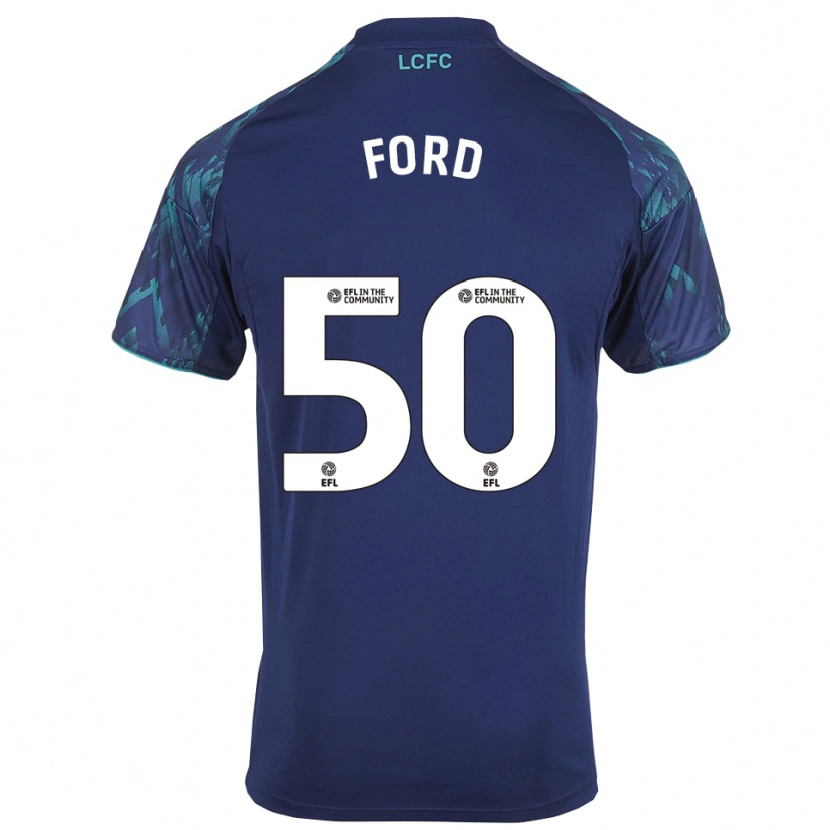 Danxen Barn Harvey Godsmark Ford #50 Marin Grön Vit Bortatröja Matchtröjor 2025/26 Tröjor T-Tröja