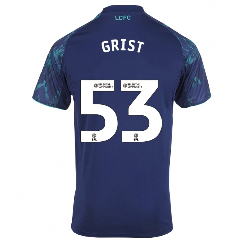 Danxen Barn Ben Grist #53 Marin Grön Vit Bortatröja Matchtröjor 2025/26 Tröjor T-Tröja