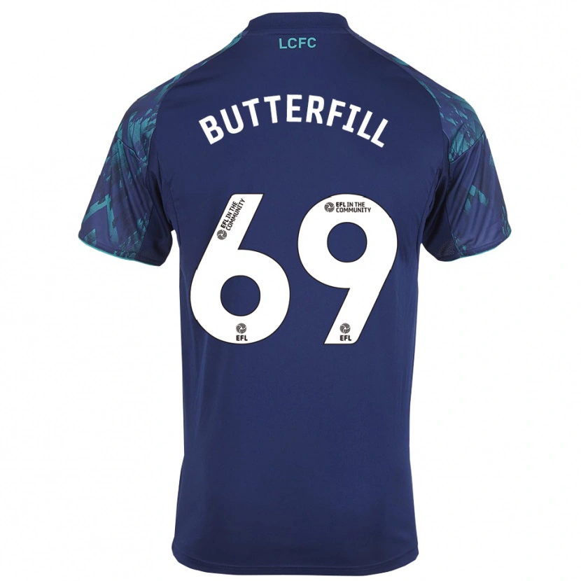 Danxen Barn Jack Butterfill #69 Marin Grön Vit Bortatröja Matchtröjor 2025/26 Tröjor T-Tröja