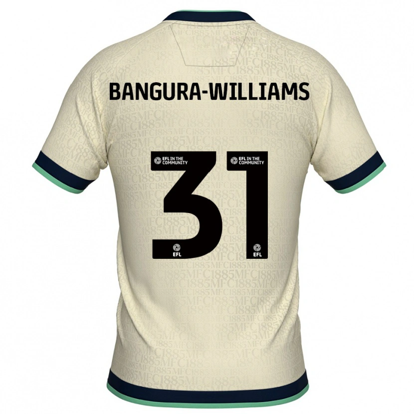 Danxen Barn Ra'ees Bangura-Williams #31 Champagne Marin Bortatröja Matchtröjor 2025/26 Tröjor T-Tröja