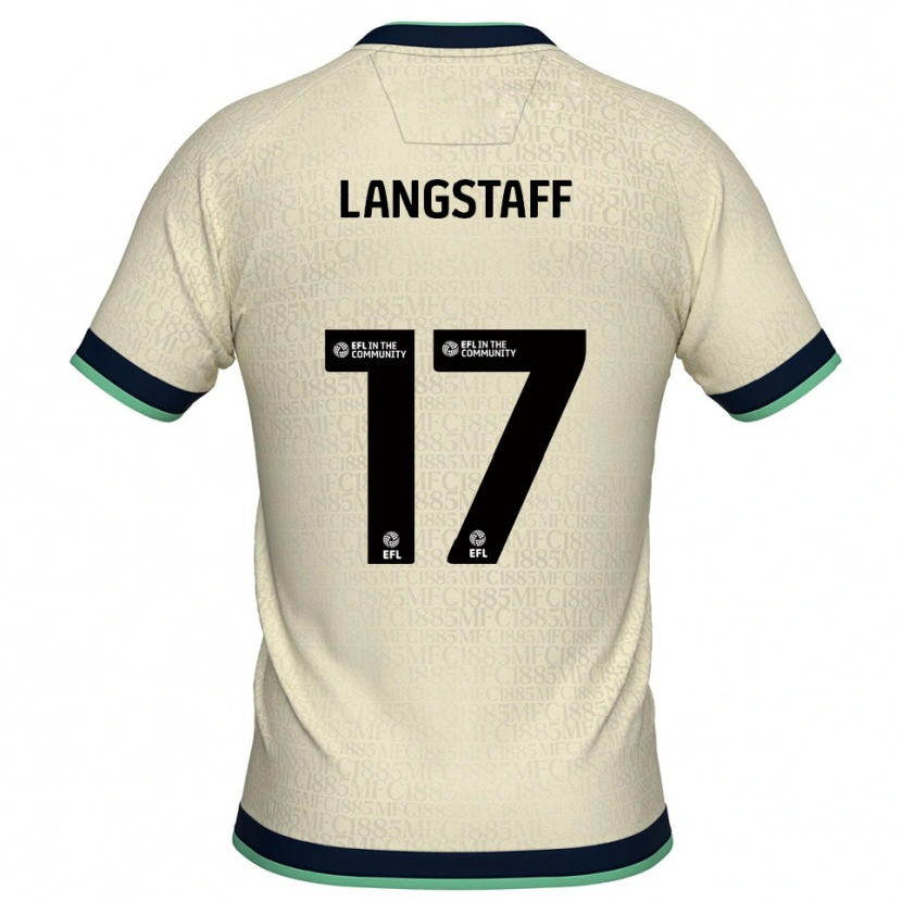 Danxen Barn Macaulay Langstaff #17 Champagne Marin Bortatröja Matchtröjor 2025/26 Tröjor T-Tröja