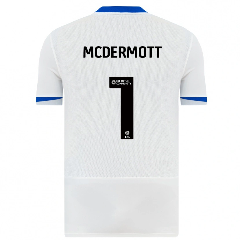 Danxen Barn Conal Mcdermott #1 Vit Svart Bortatröja Matchtröjor 2025/26 Tröjor T-Tröja