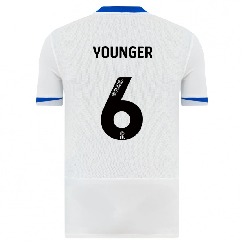 Danxen Barn Jazz Younger #6 Vit Svart Bortatröja Matchtröjor 2025/26 Tröjor T-Tröja