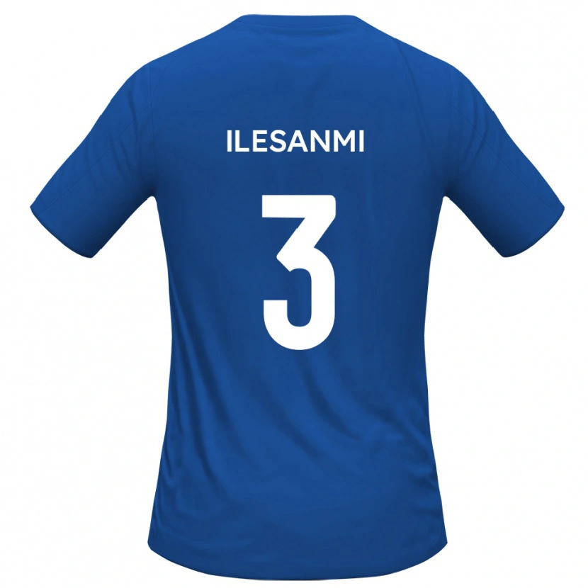 Danxen Barn Femi Ilesanmi #3 Himmelsblå Bortatröja Matchtröjor 2025/26 Tröjor T-Tröja