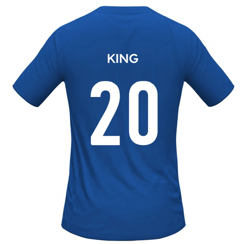 Danxen Barn Jeff King #20 Himmelsblå Bortatröja Matchtröjor 2025/26 Tröjor T-Tröja