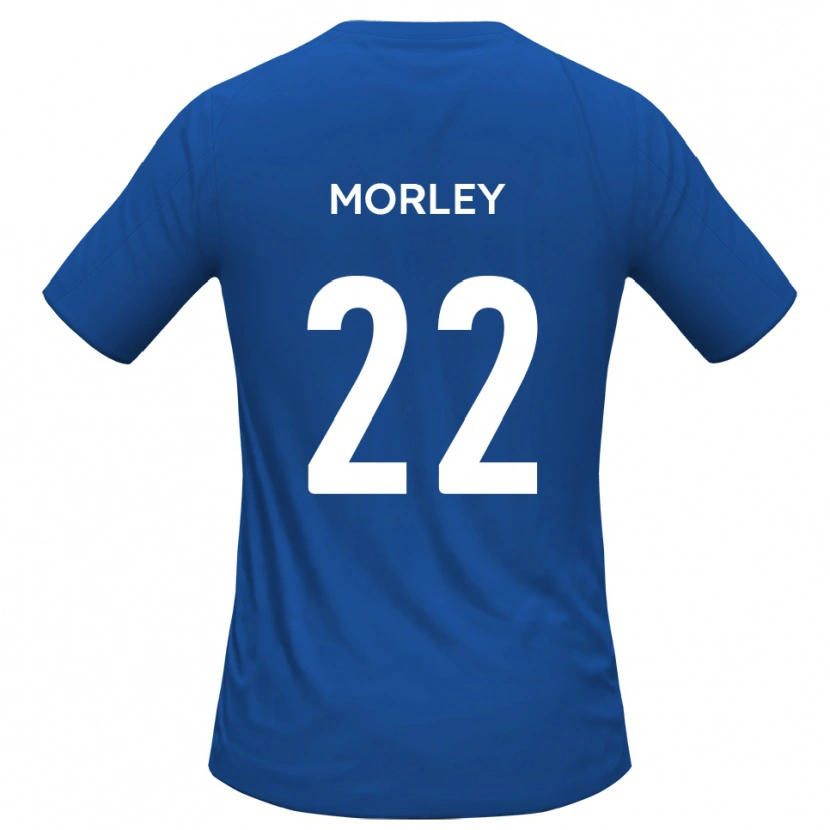 Danxen Barn Adam Morley #22 Himmelsblå Bortatröja Matchtröjor 2025/26 Tröjor T-Tröja