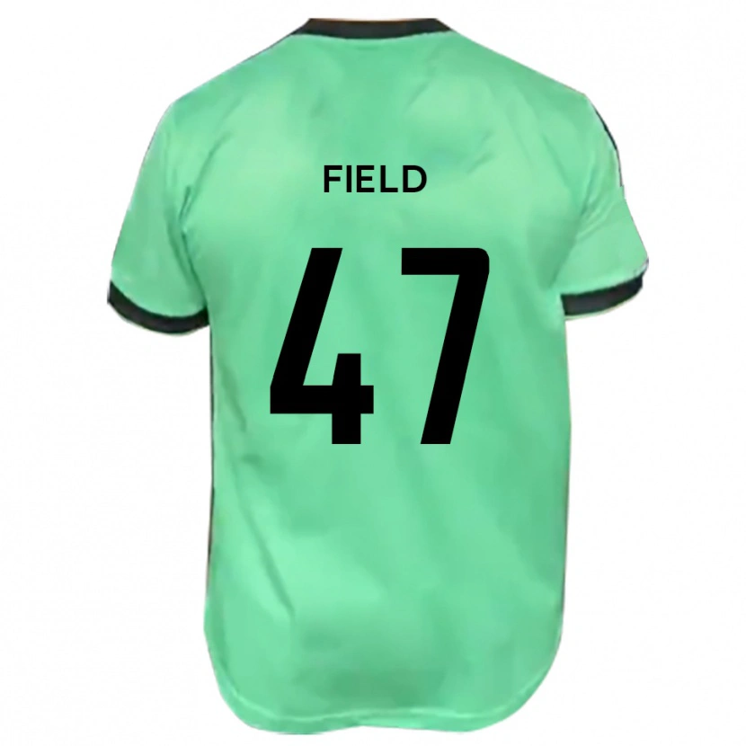 Danxen Barn Tyler Field #47 Turkos Svart Bortatröja Matchtröjor 2025/26 Tröjor T-Tröja