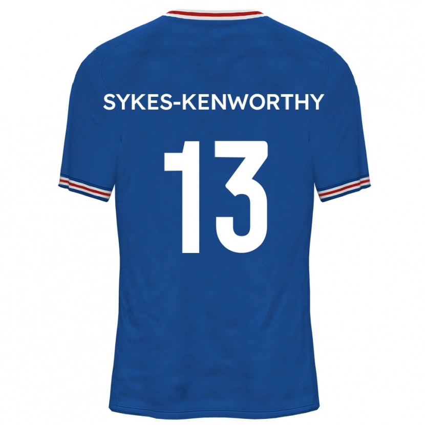 Danxen Barn George Sykes-Kenworthy #13 Dodger Blå Bortatröja Matchtröjor 2025/26 Tröjor T-Tröja