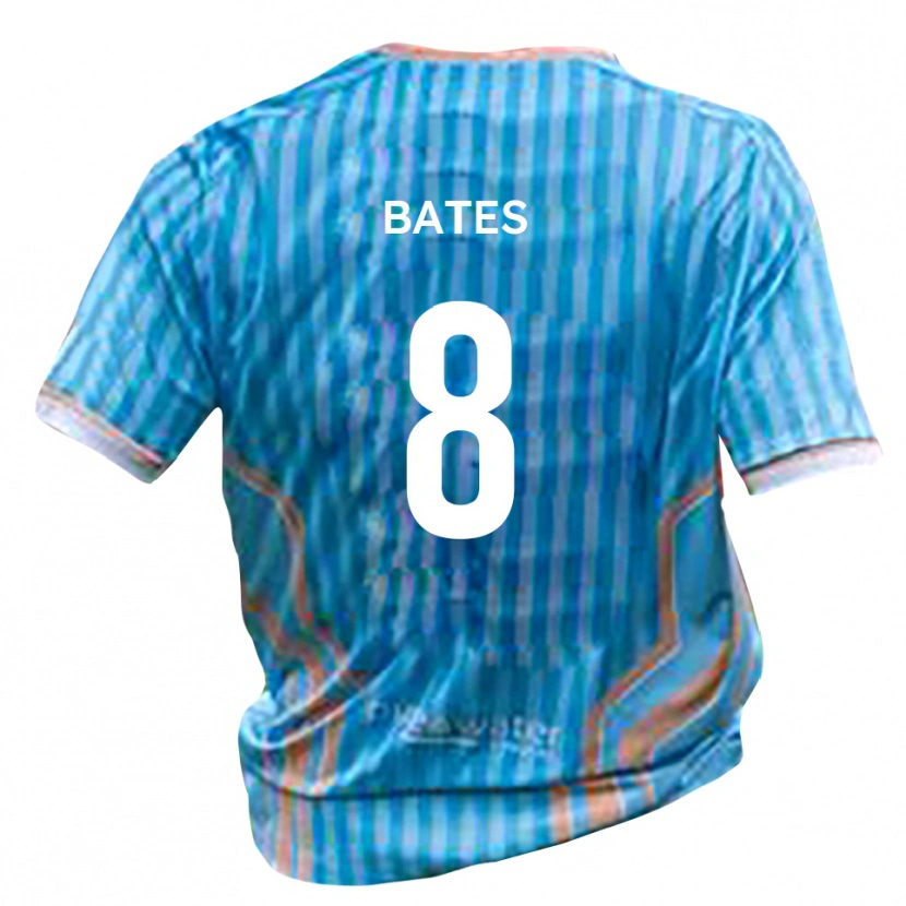 Danxen Barn Alfie Bates #8 Svart Guld Bortatröja Matchtröjor 2025/26 Tröjor T-Tröja