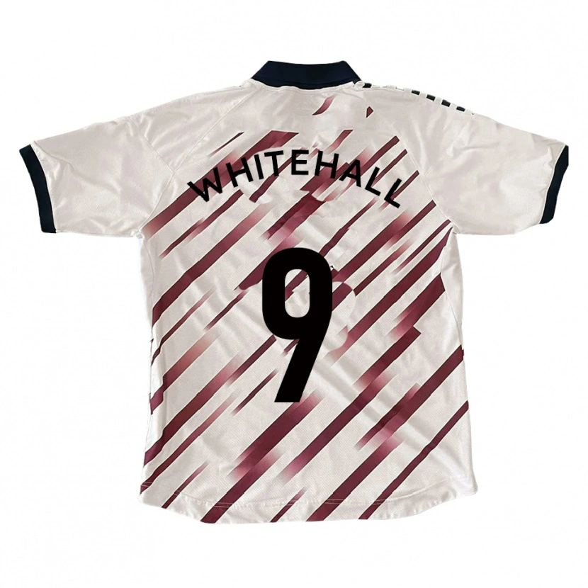 Danxen Barn Danny Whitehall #9 Vit Röd Bortatröja Matchtröjor 2025/26 Tröjor T-Tröja