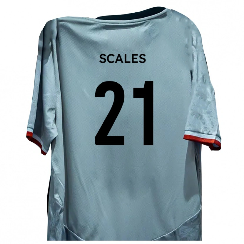 Danxen Barn Alfie Scales #21 Vit Svart Bortatröja Matchtröjor 2025/26 Tröjor T-Tröja
