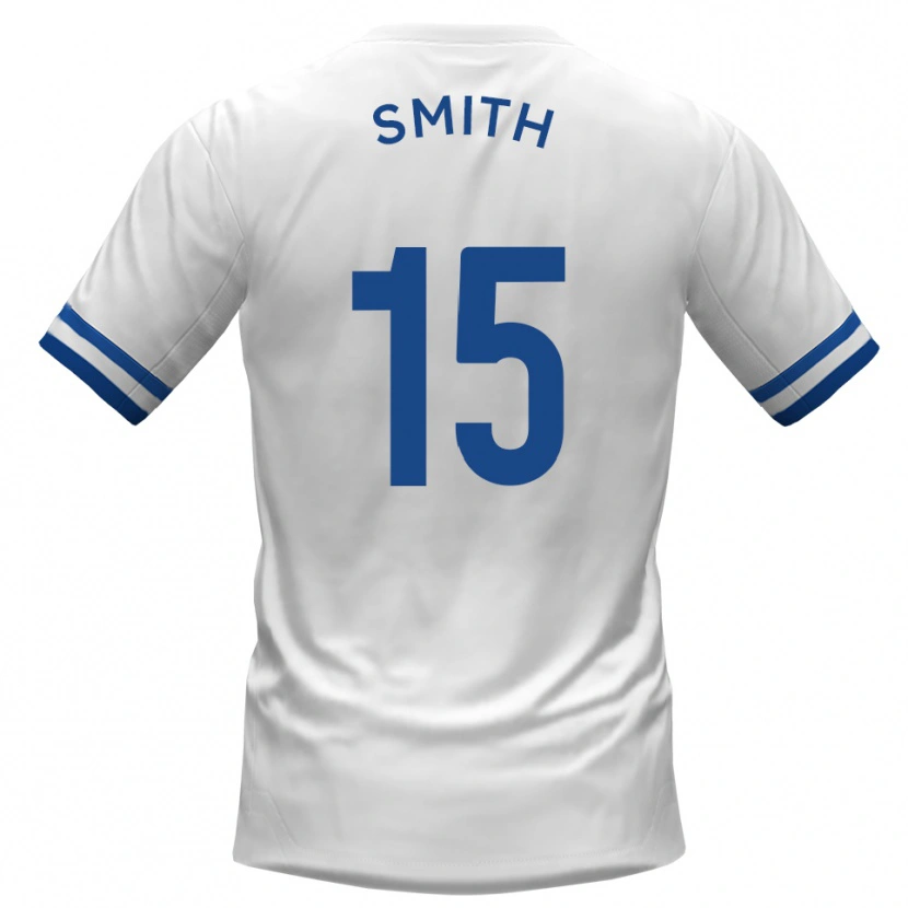 Danxen Barn Will Smith #15 Vit Blå Bortatröja Matchtröjor 2025/26 Tröjor T-Tröja