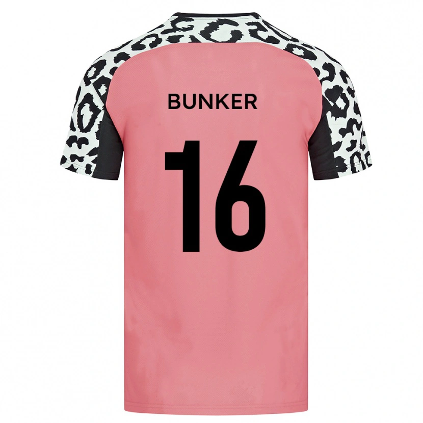 Danxen Barn Harvey Bunker #16 Rosa Svart Bortatröja Matchtröjor 2025/26 Tröjor T-Tröja